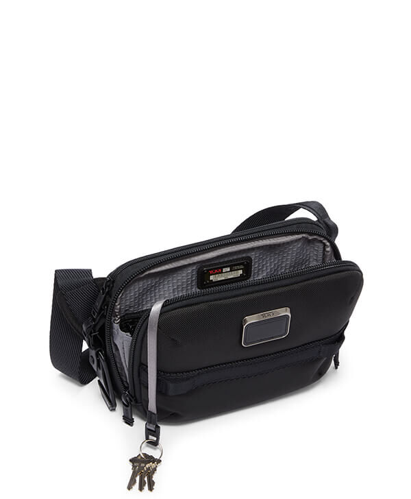 TUMI Small Pocket Bag With Adjustable Strap (Black)