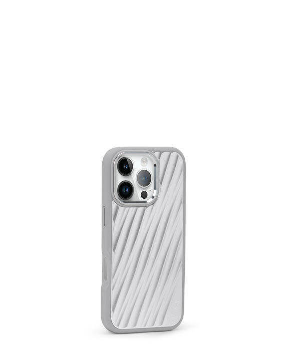 Mobile Accessory Aluminium iPhone 16 Pro Case Silver | TUMI Spain