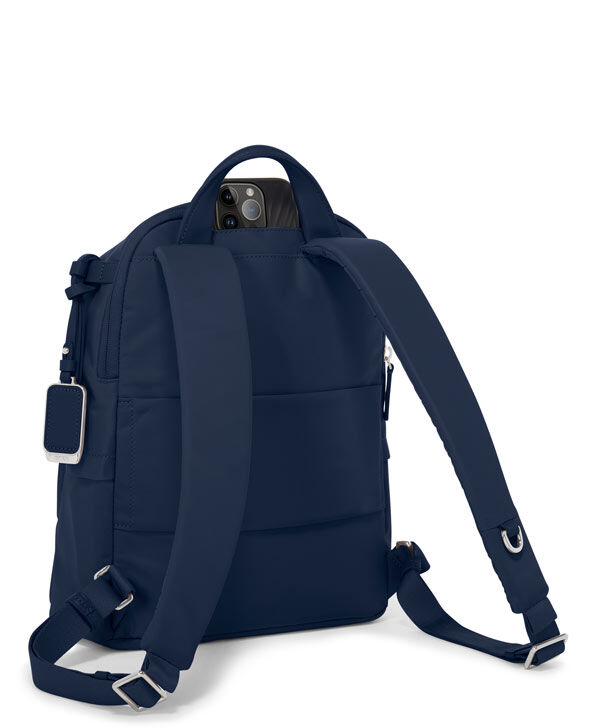 Tumi blue backpack deals