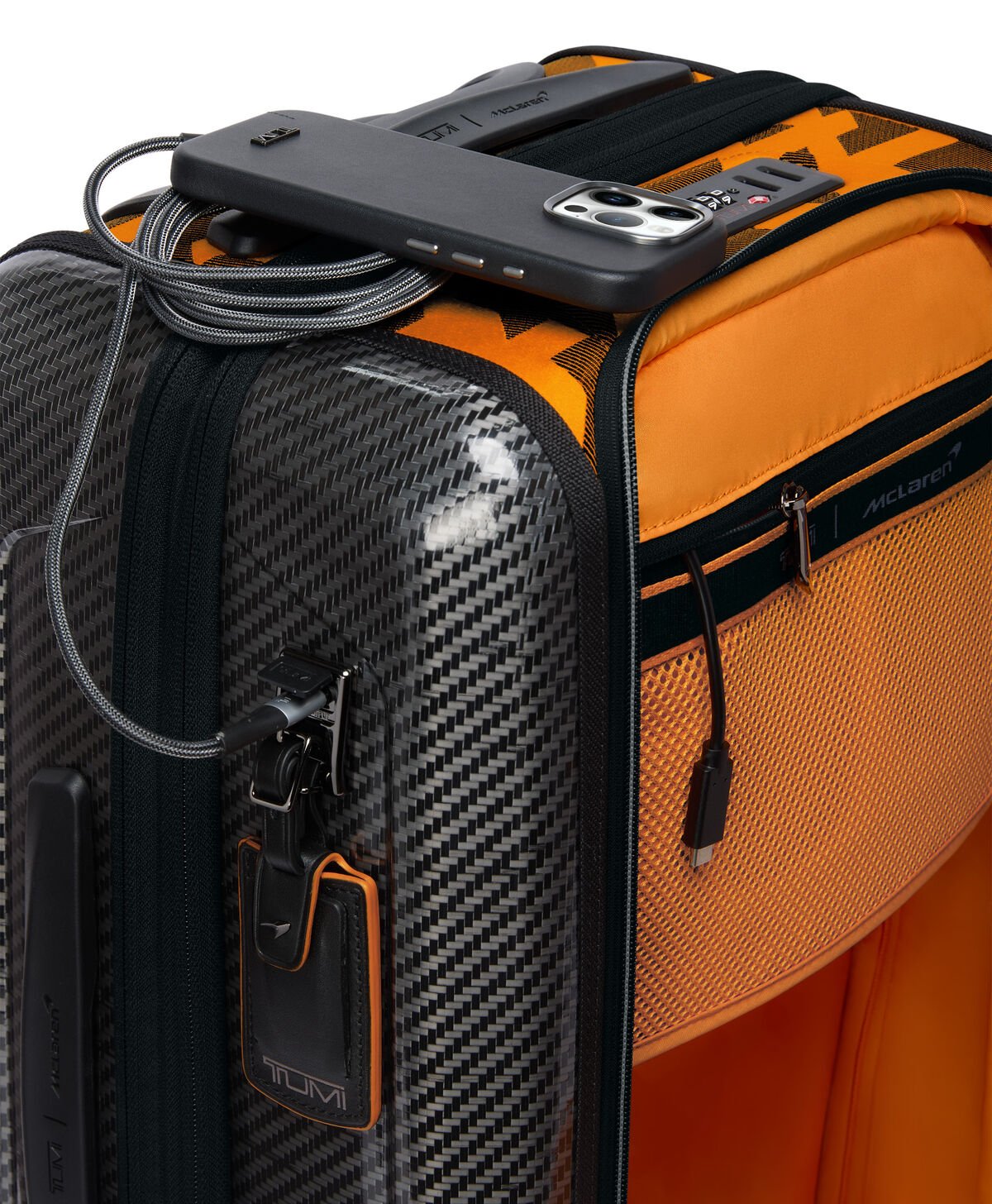 TUMI McLaren Maleta de cabina Aero - expandible y con acceso doble | TUMI Maleta de cabina Aero - expandible y con acceso doble