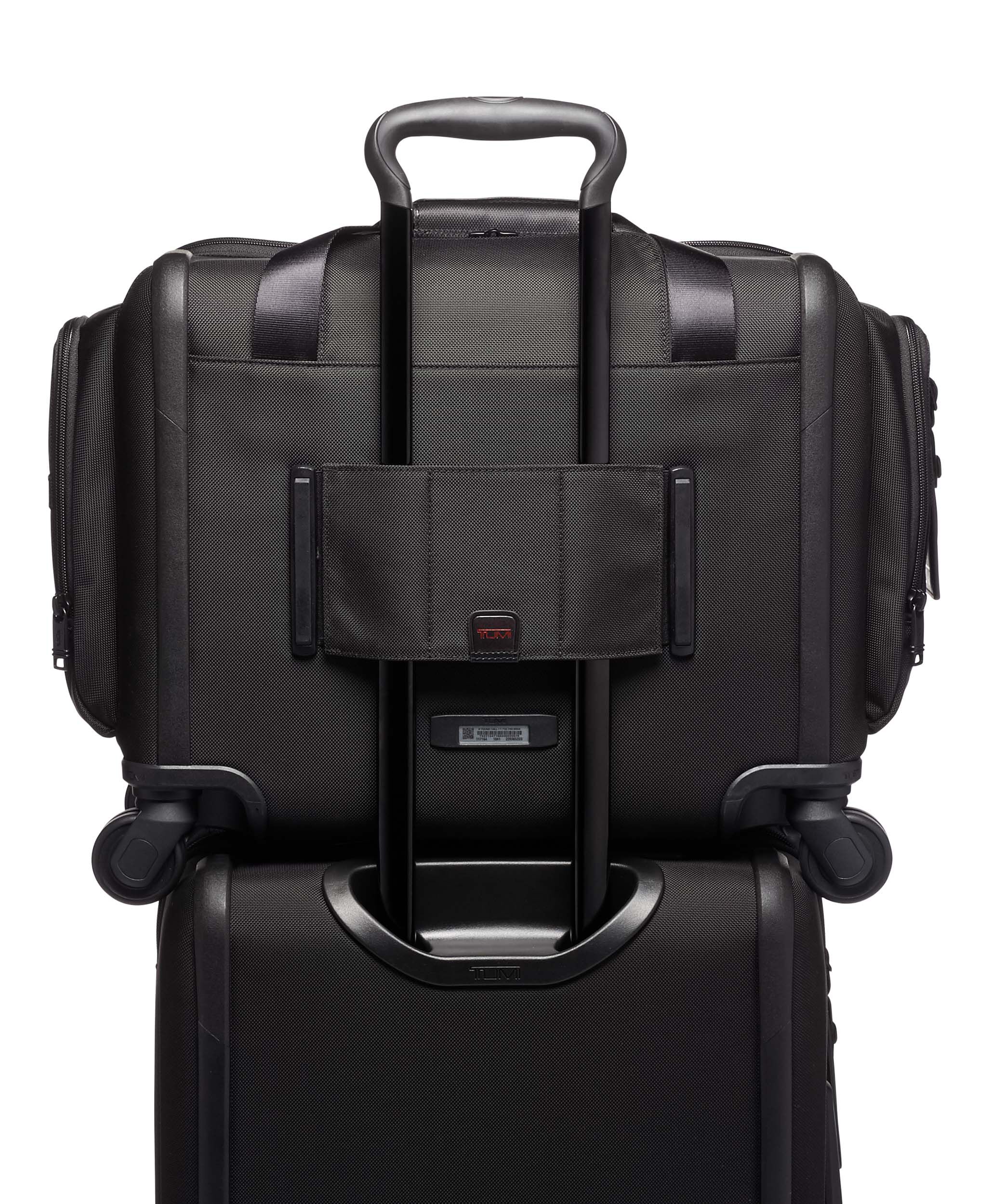 tumi alpha compact wheeled duffel