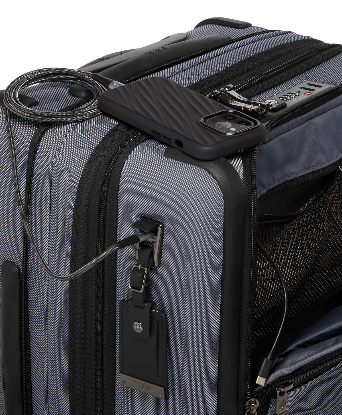 Alpha X Maleta de cabina expandible - grande, con acceso doble