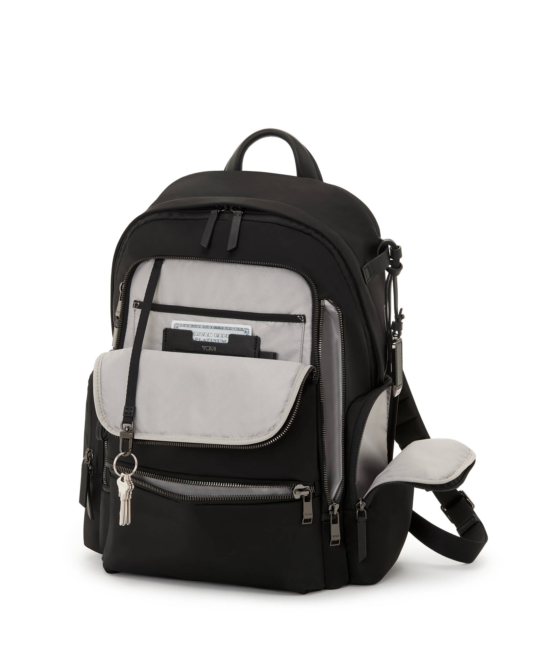 TUMI「セリーナ」バックパックブラック/ガンメタル Voyageur Celina Backpack Black | TUMI Spain
