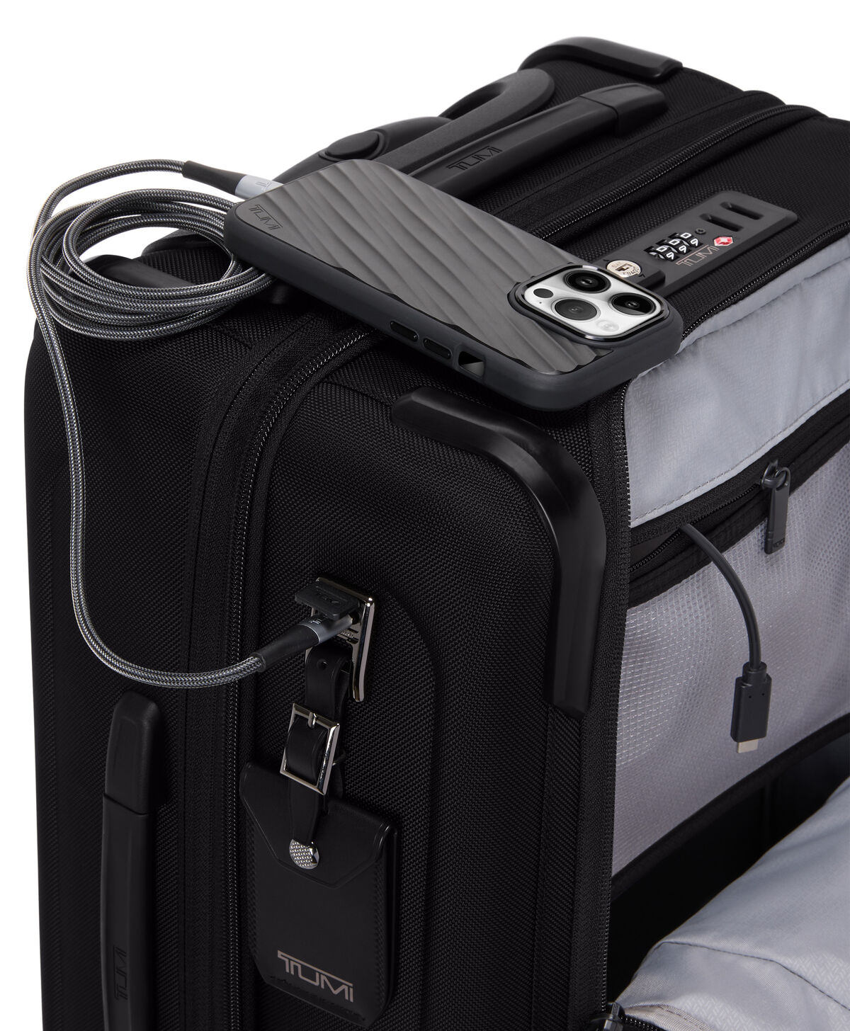 Alpha Maleta de cabina expandible con acceso doble