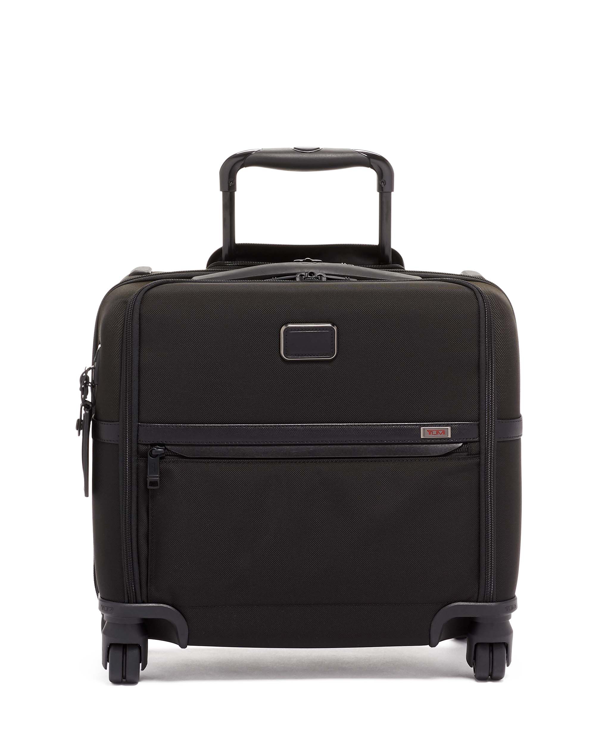 Alpha 3 Compact Wheeled Brief 40,5 cm Black | TUMI Spain