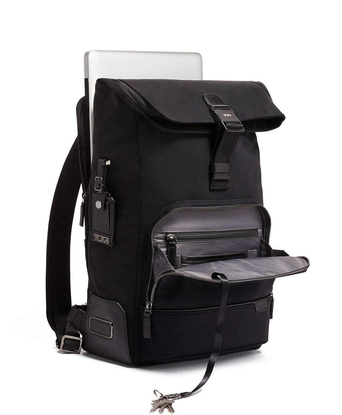 TUMI Harrison OSBORN ROLL TOP BACKPACK  Black TUMI Harrison OSBORN ROLL TOP BACKPACK  Black
