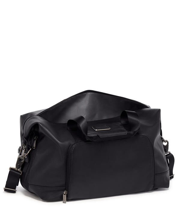 Tumi alpha 2 double expansion travel satchel duffel bag top