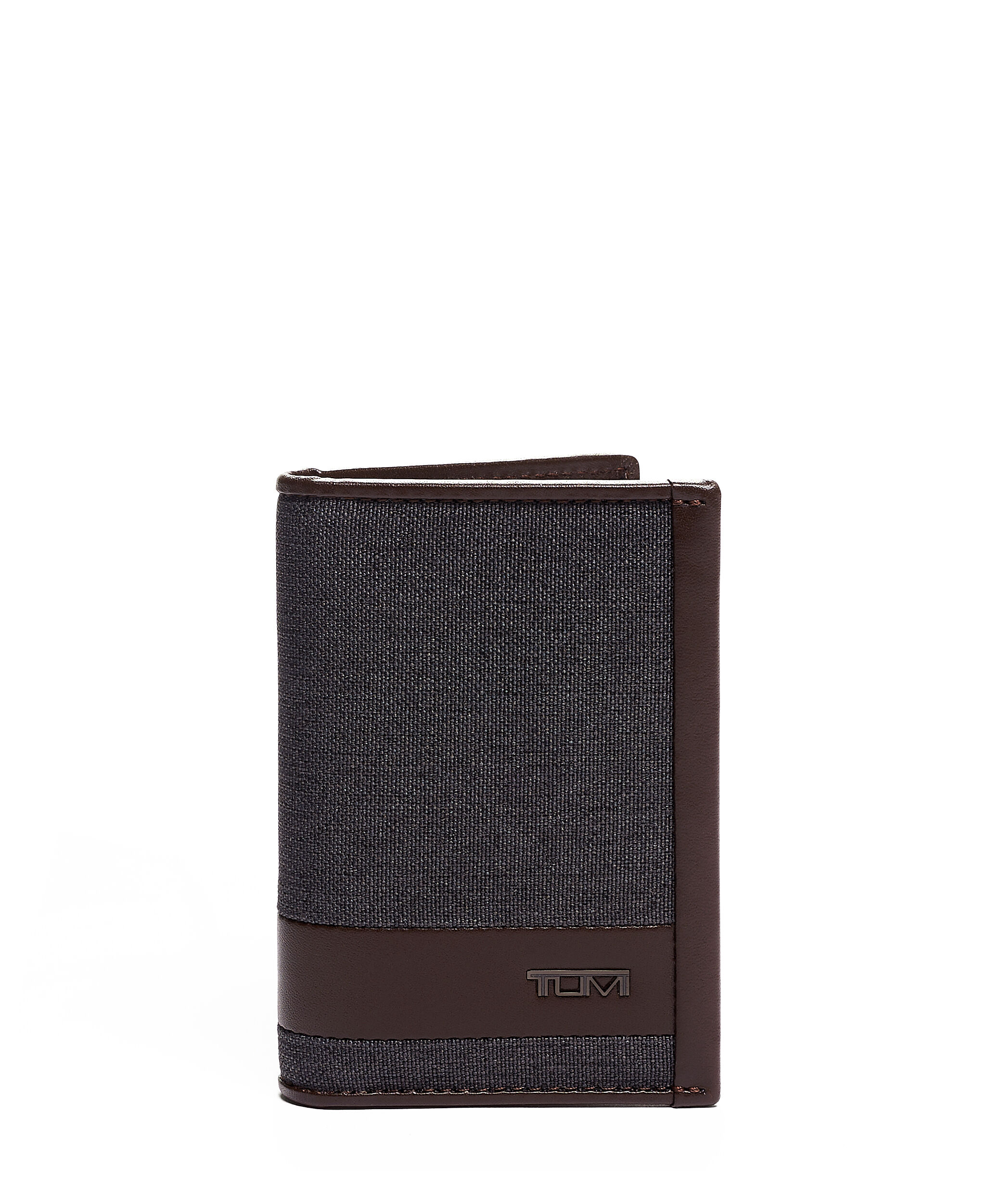 tumi wallet brown