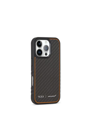 TUMI McLaren Funda MagSafe para iPhone 16 Pro de fibra de carbono