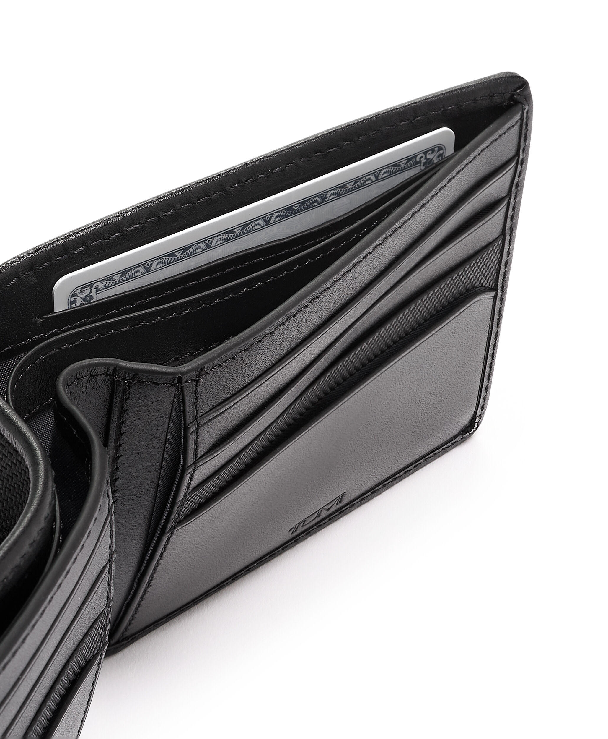 Tumi leather wallet top