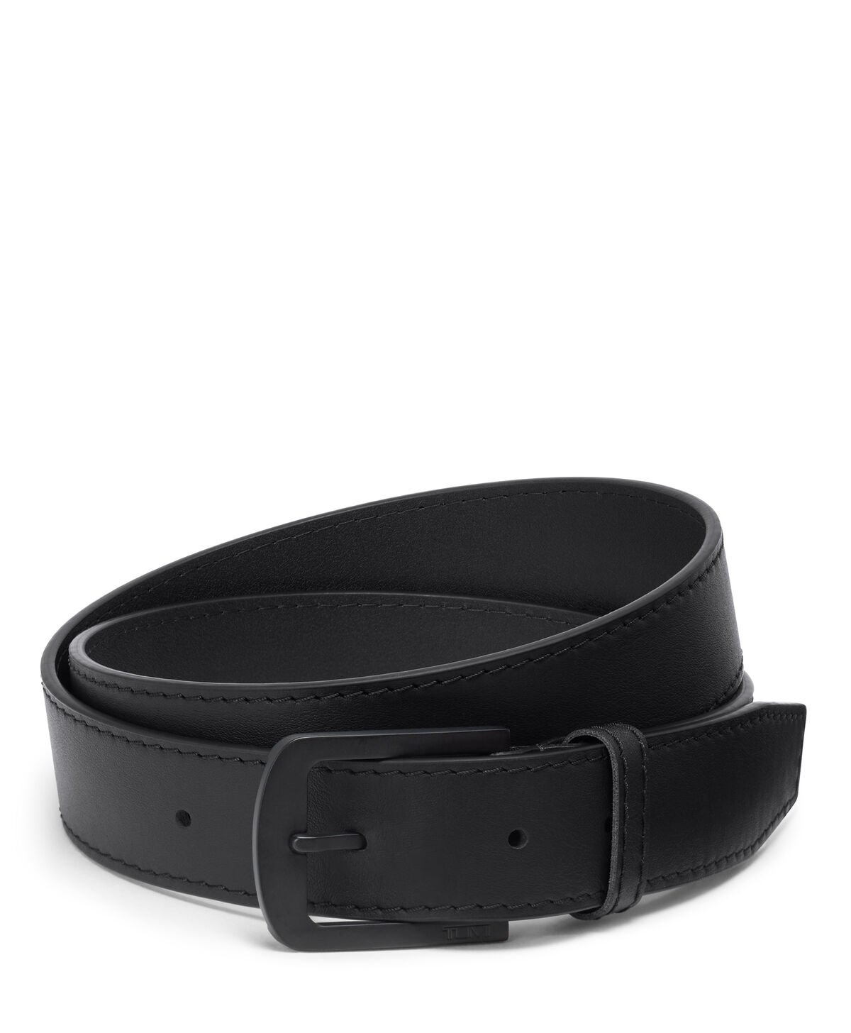 TUMI Rounded Rectangle Leather Belt, 35mm
