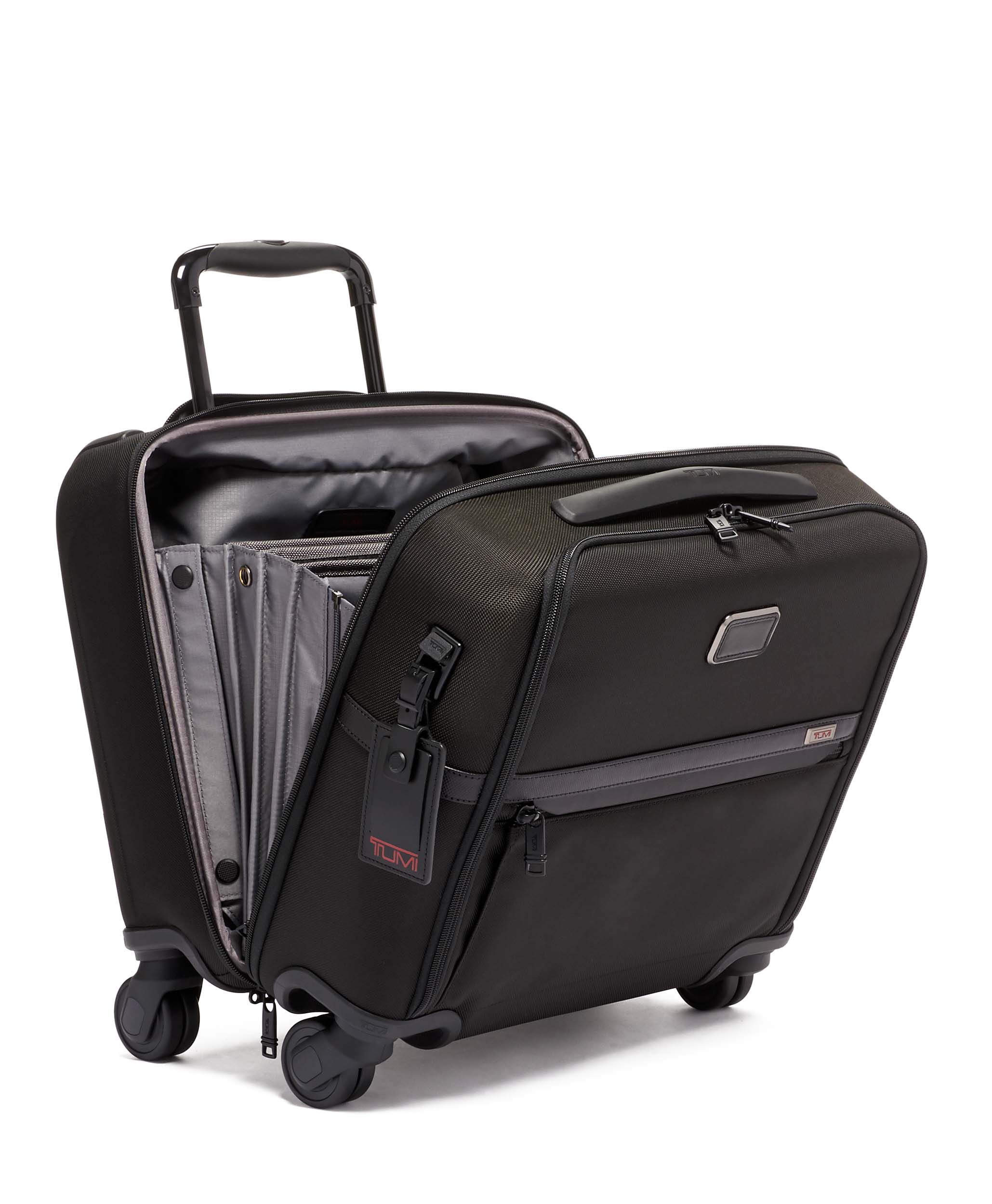 Alpha 3 Compact Wheeled Brief 40,5 cm Black | TUMI Spain