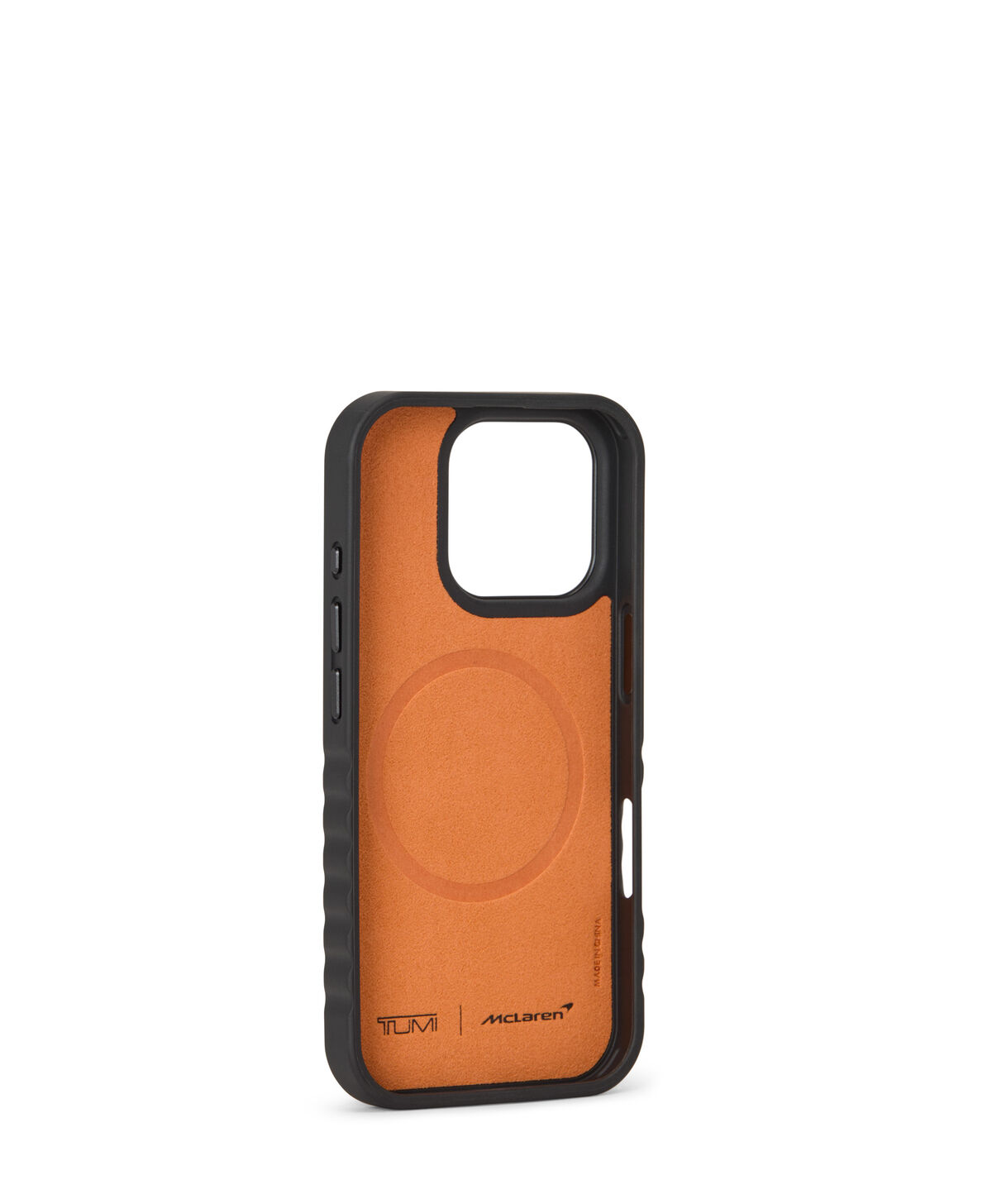 TUMI McLaren Funda MagSafe para iPhone 16 Pro de fibra de carbono