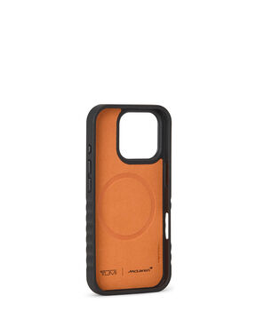 TUMI McLaren Funda MagSafe para iPhone 16 Pro de fibra de carbono