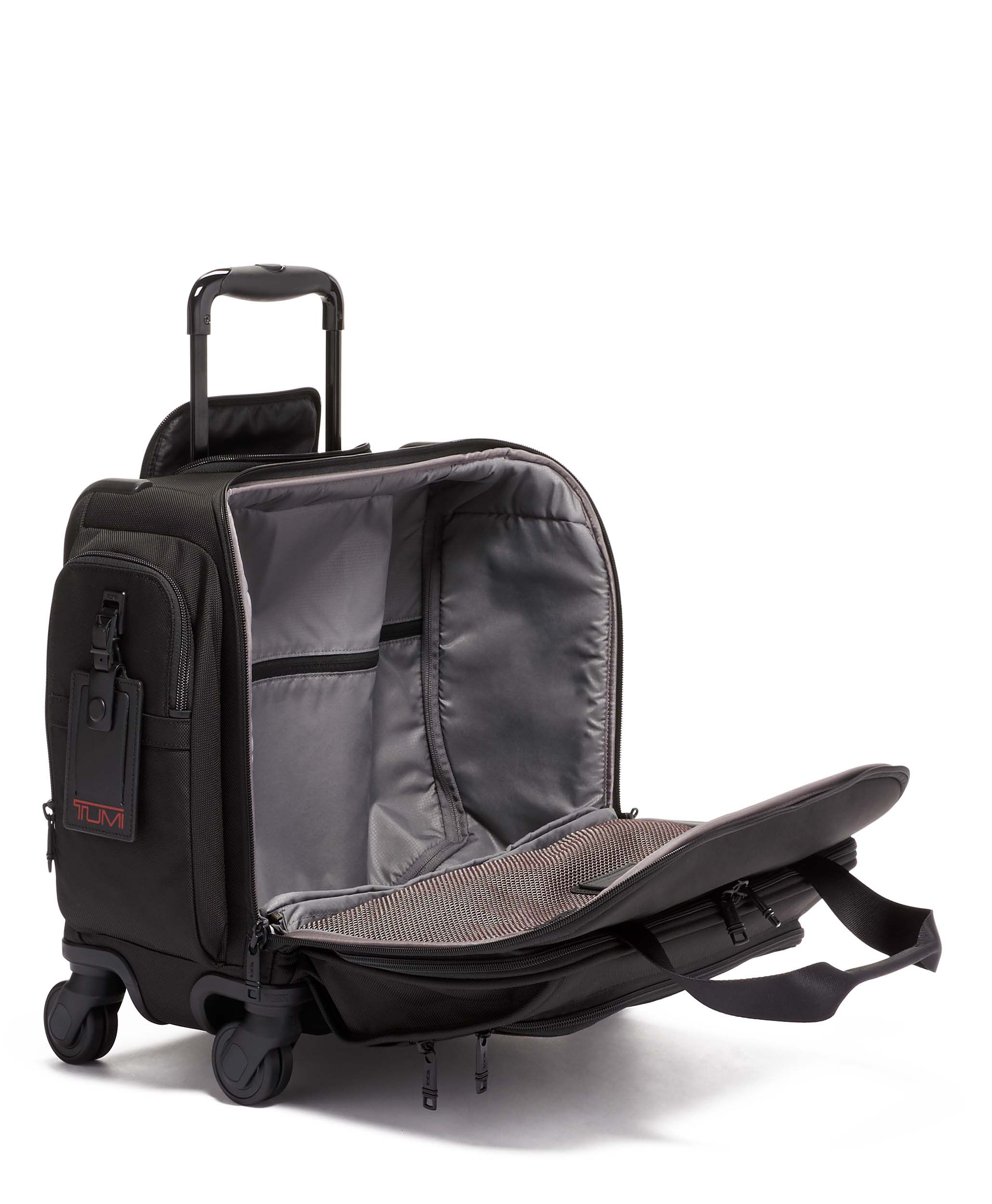 tumi 4 wheeled compact duffel