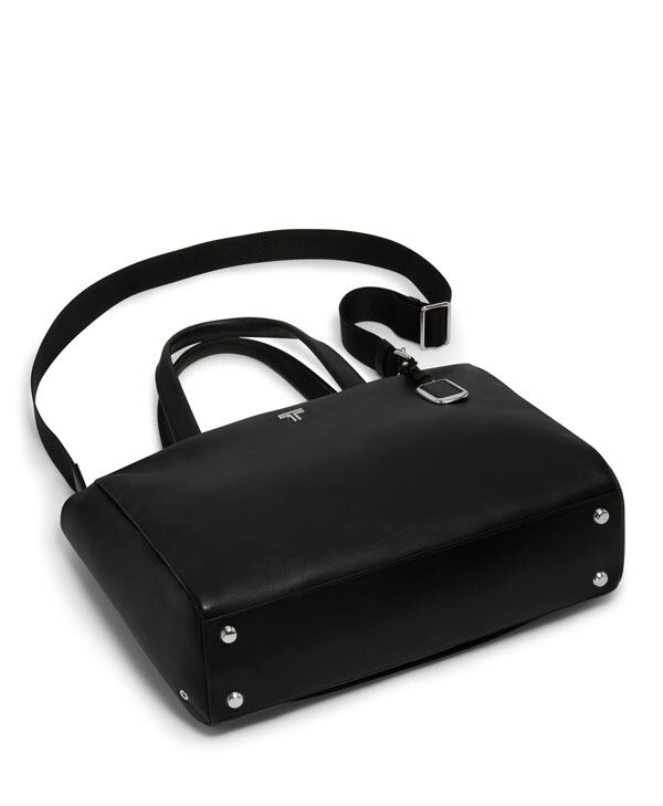 Tumi leather tote sale