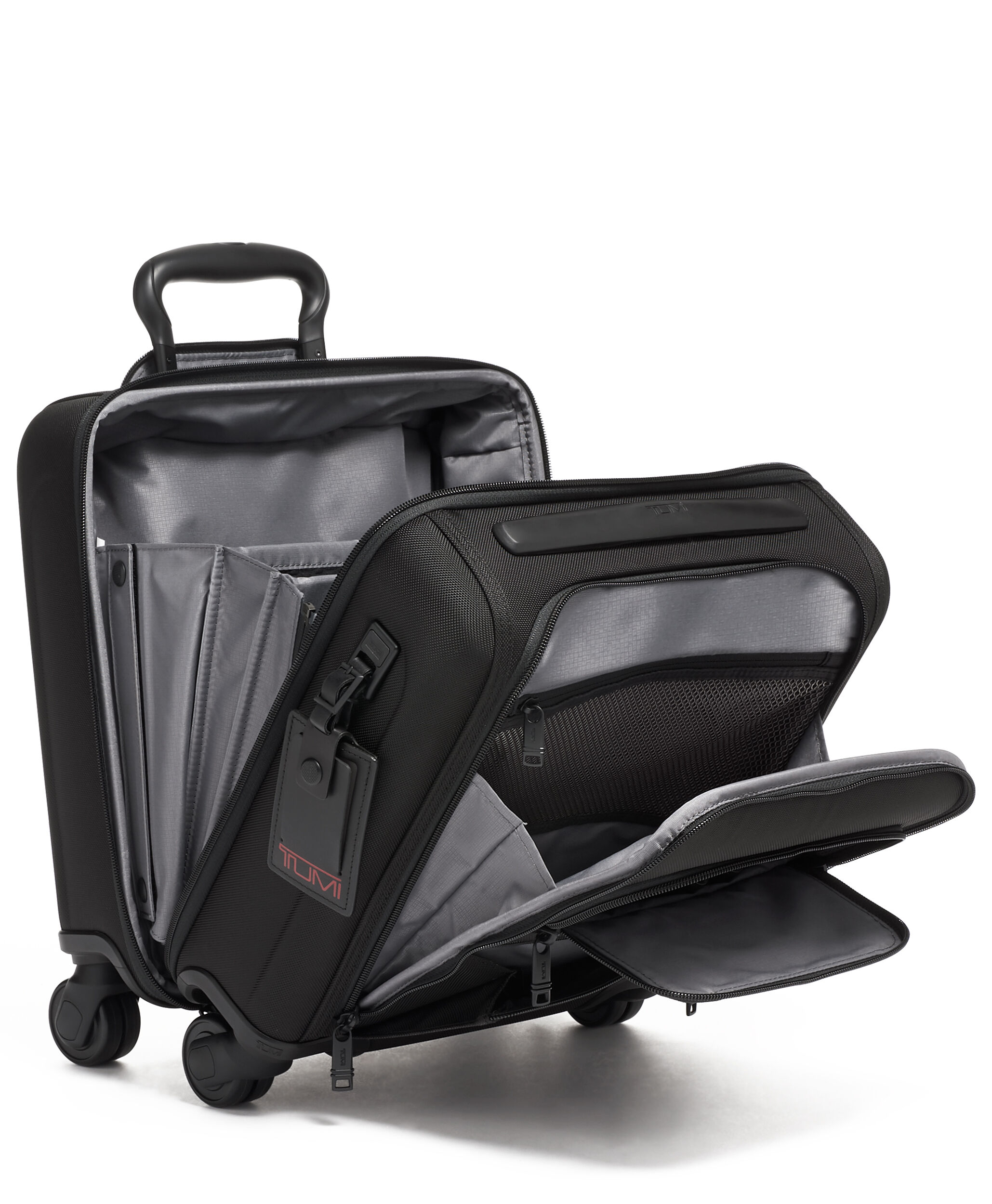 Tumi alpha 3 wheeled briefcase hot sale