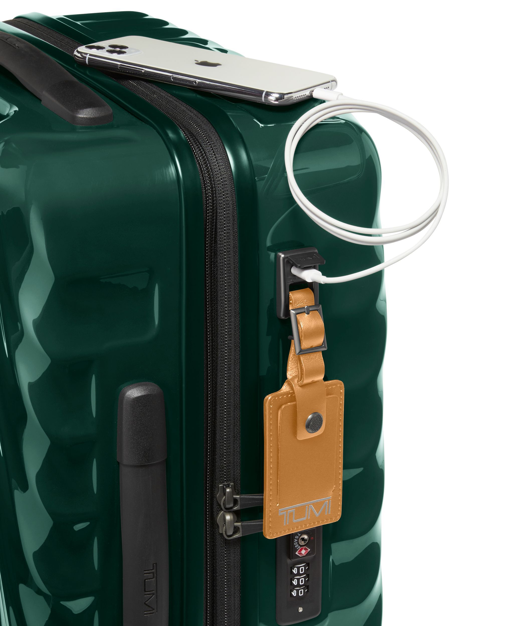 Tumi green camo luggage sale
