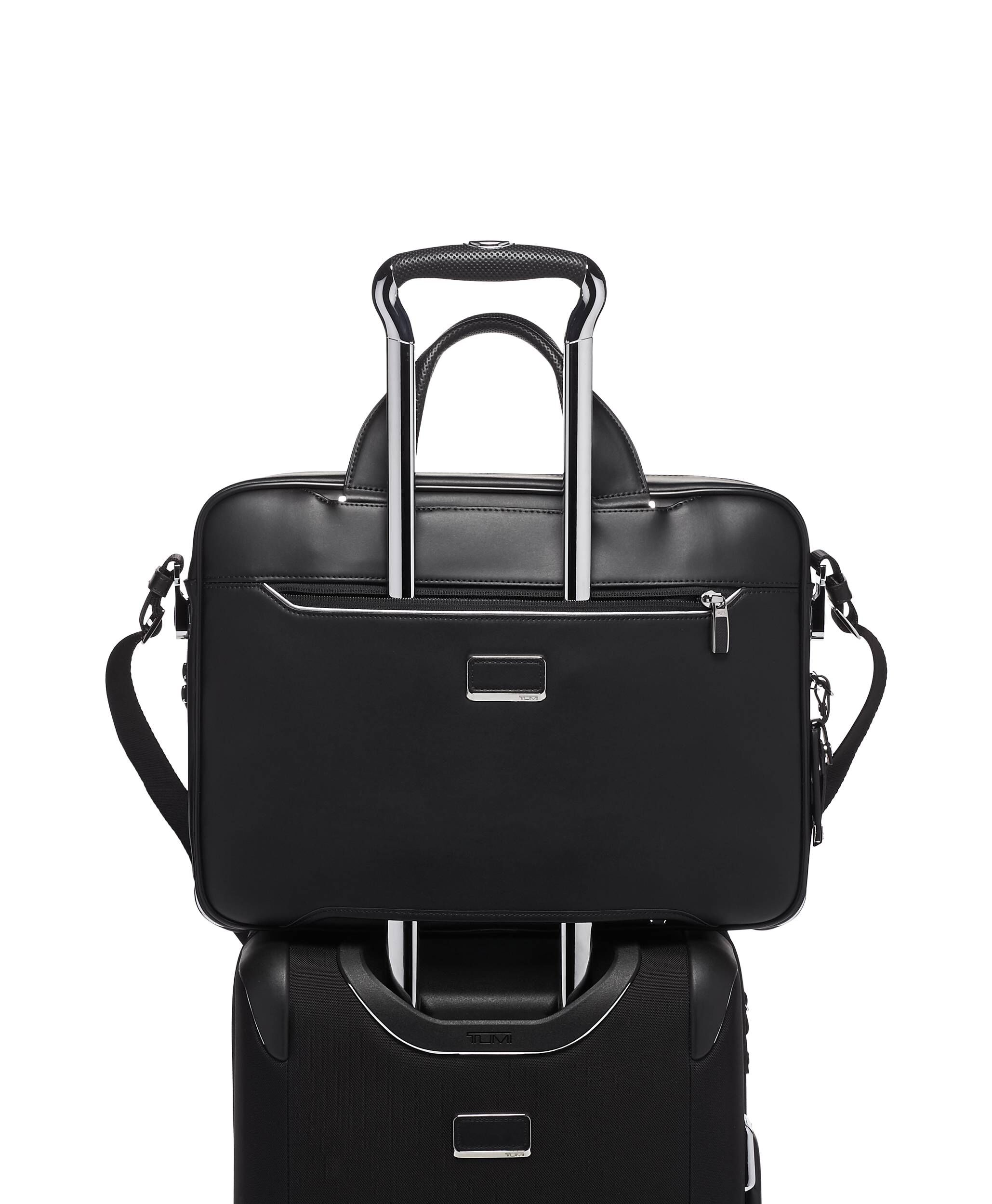 Tumi sadler brief leather outlet