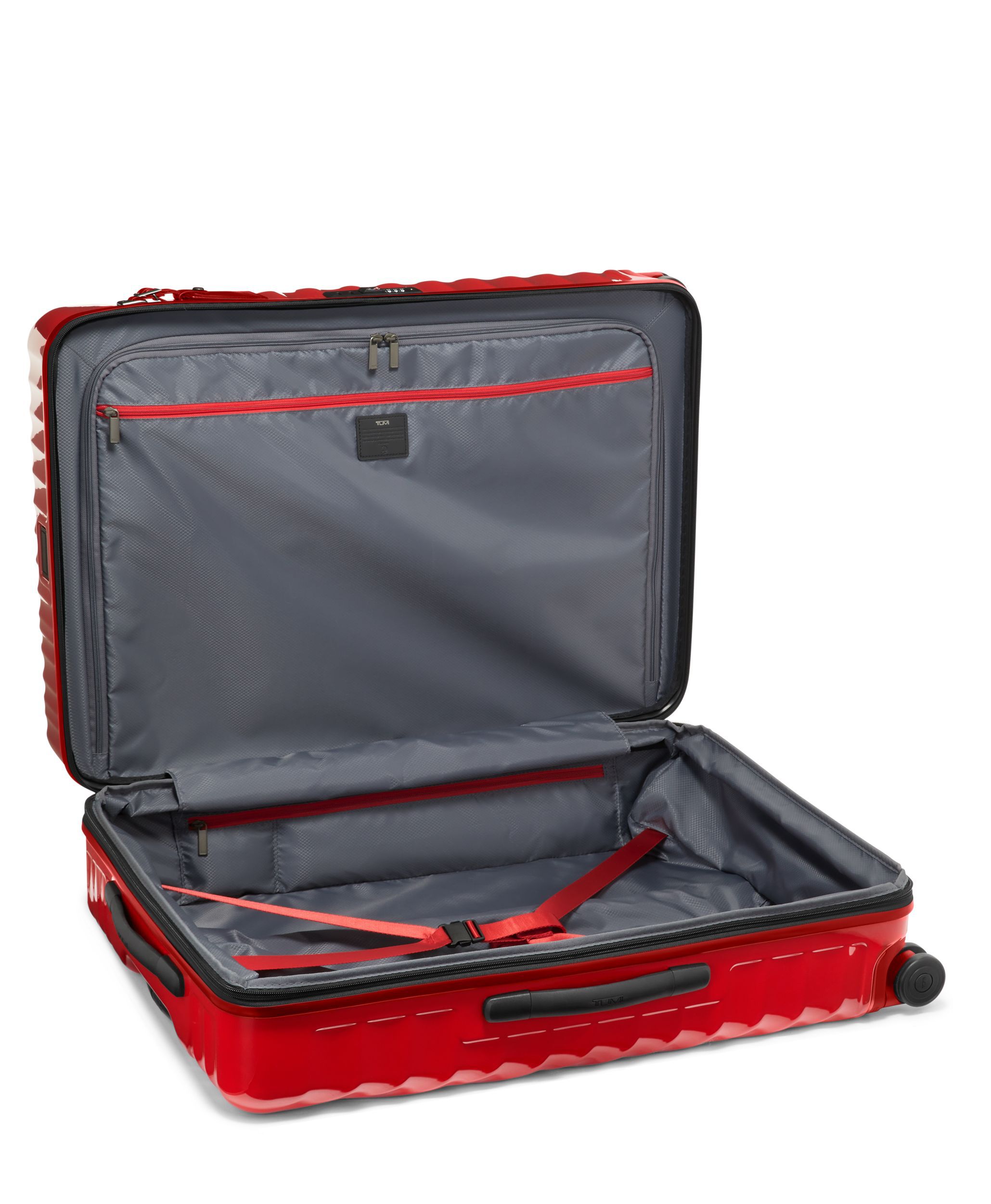 Red hard on sale shell suitcase