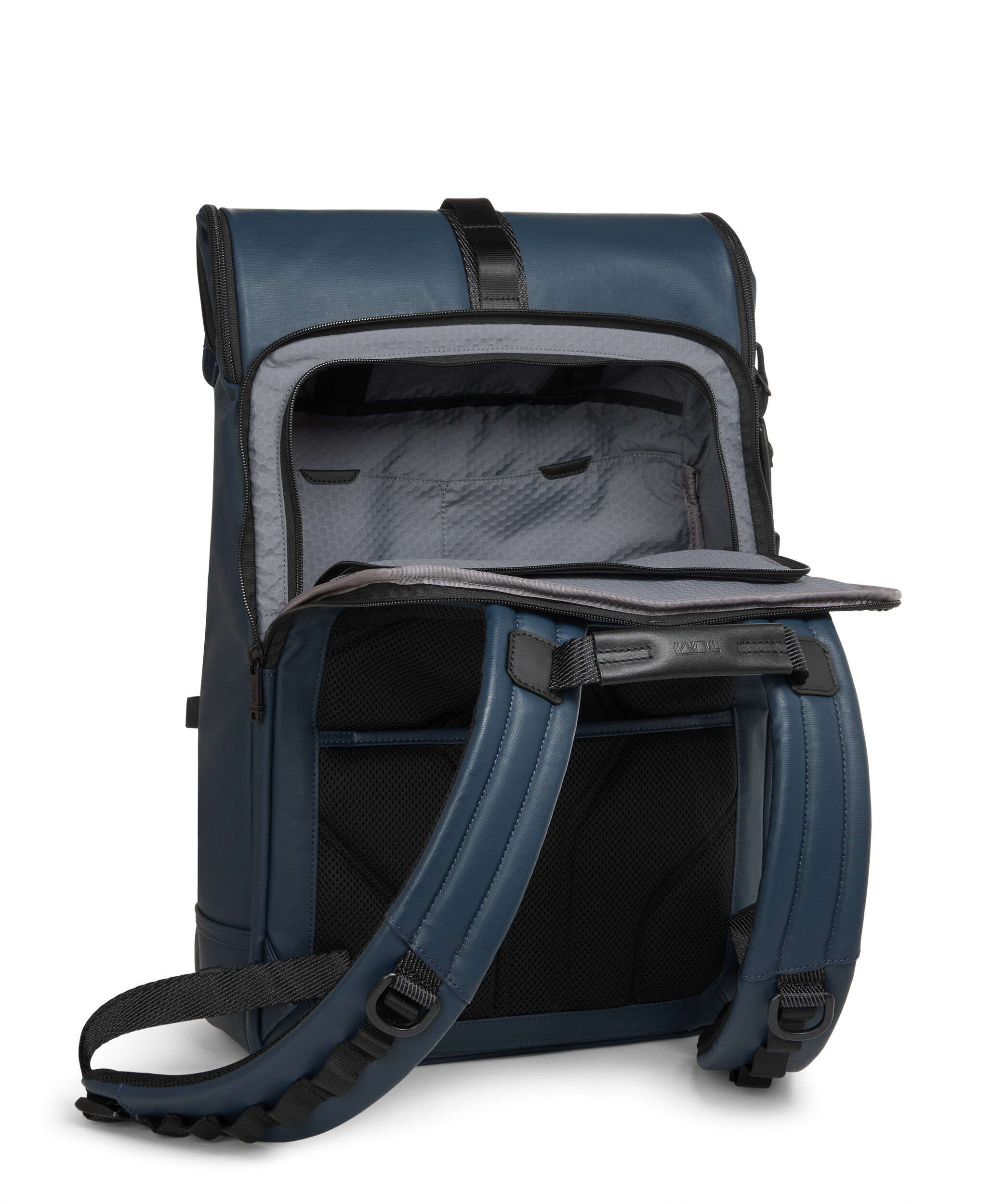 Alpha Bravo Surveillance Flap Backpack Blue | TUMI Spain