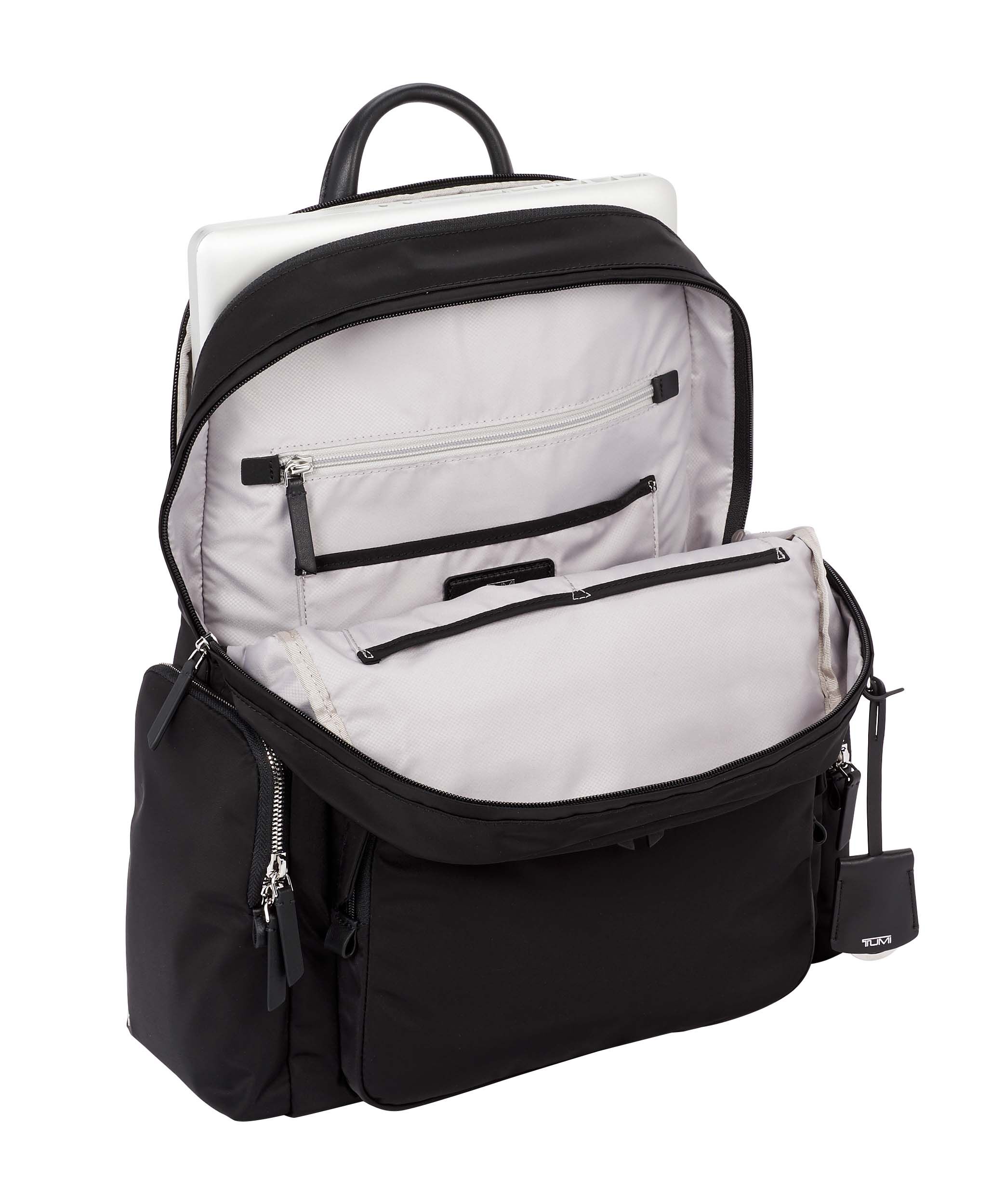 tumi carson backpack black