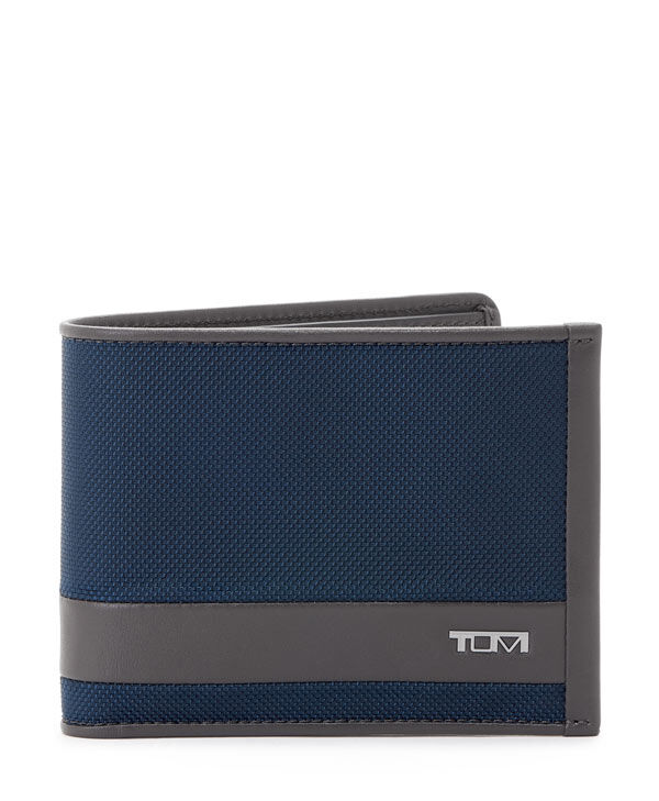 Tumi double billfold wallet top