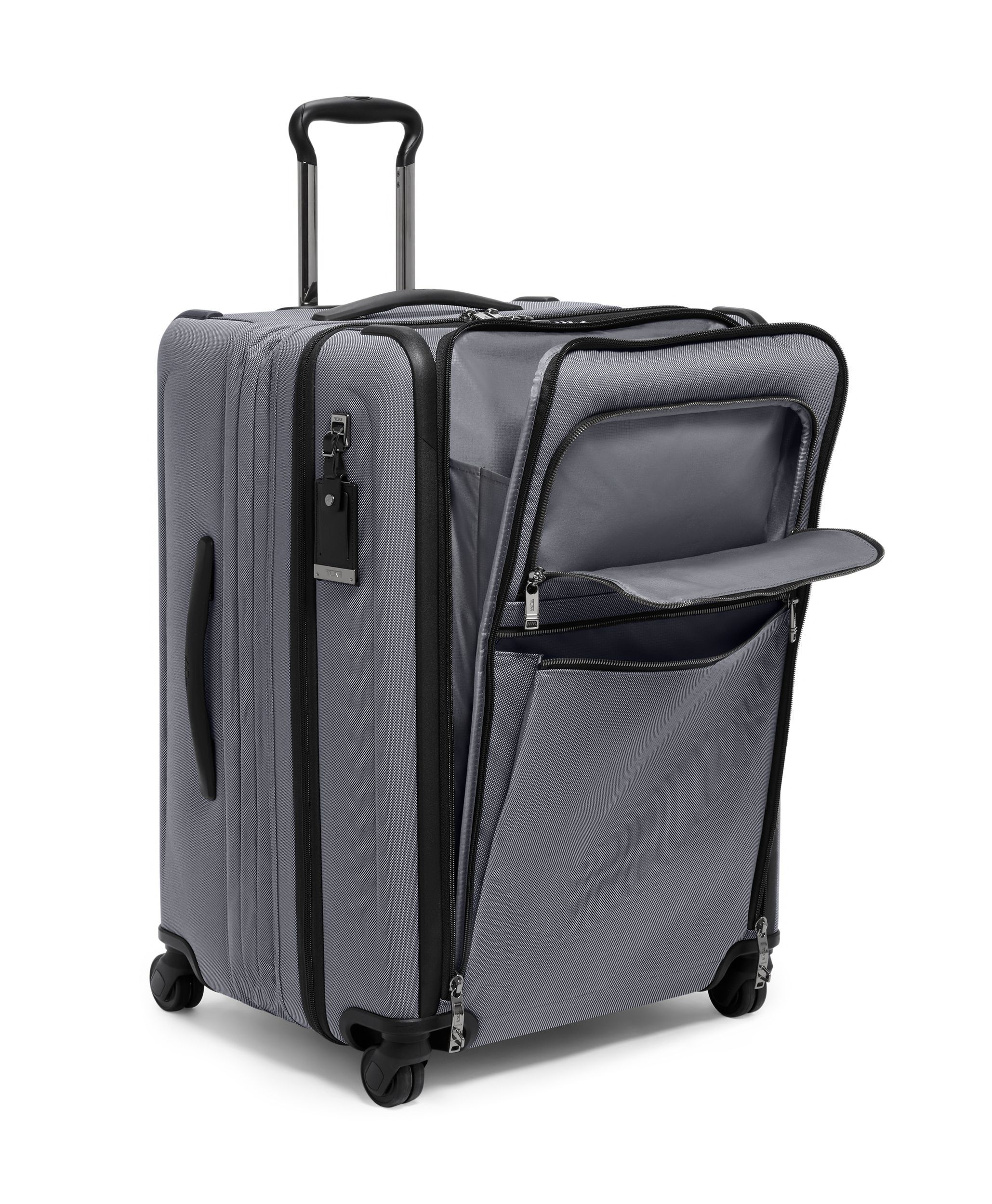 Alpha X Short Trip Expandable Checked Luggage 66 cm Grey | TUMI Spain