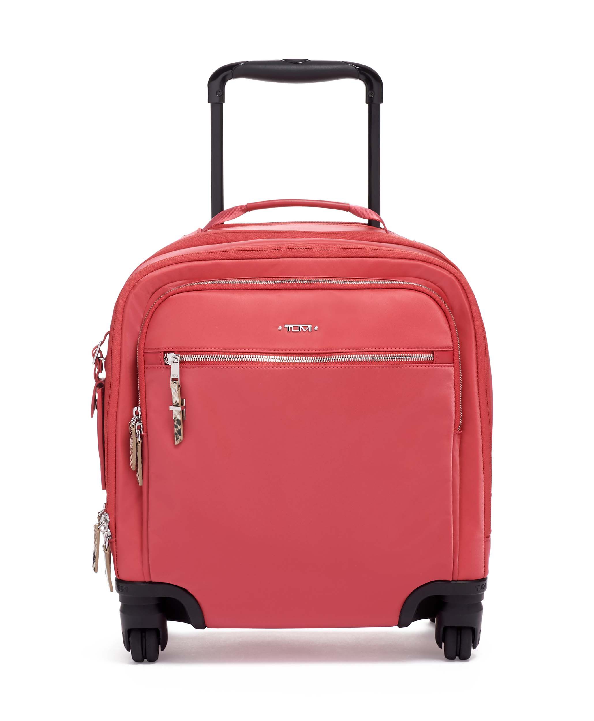 tumi red carry on