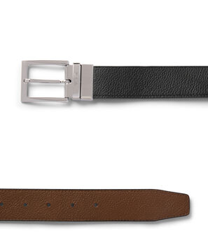 Belts Cintur&oacute;n de piel Saffiano reversible con hebilla rectangular, 35mm
