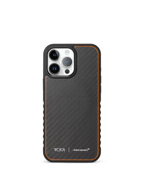 TUMI McLaren Funda MagSafe para iPhone 16 Pro Max de fibra de carbono
