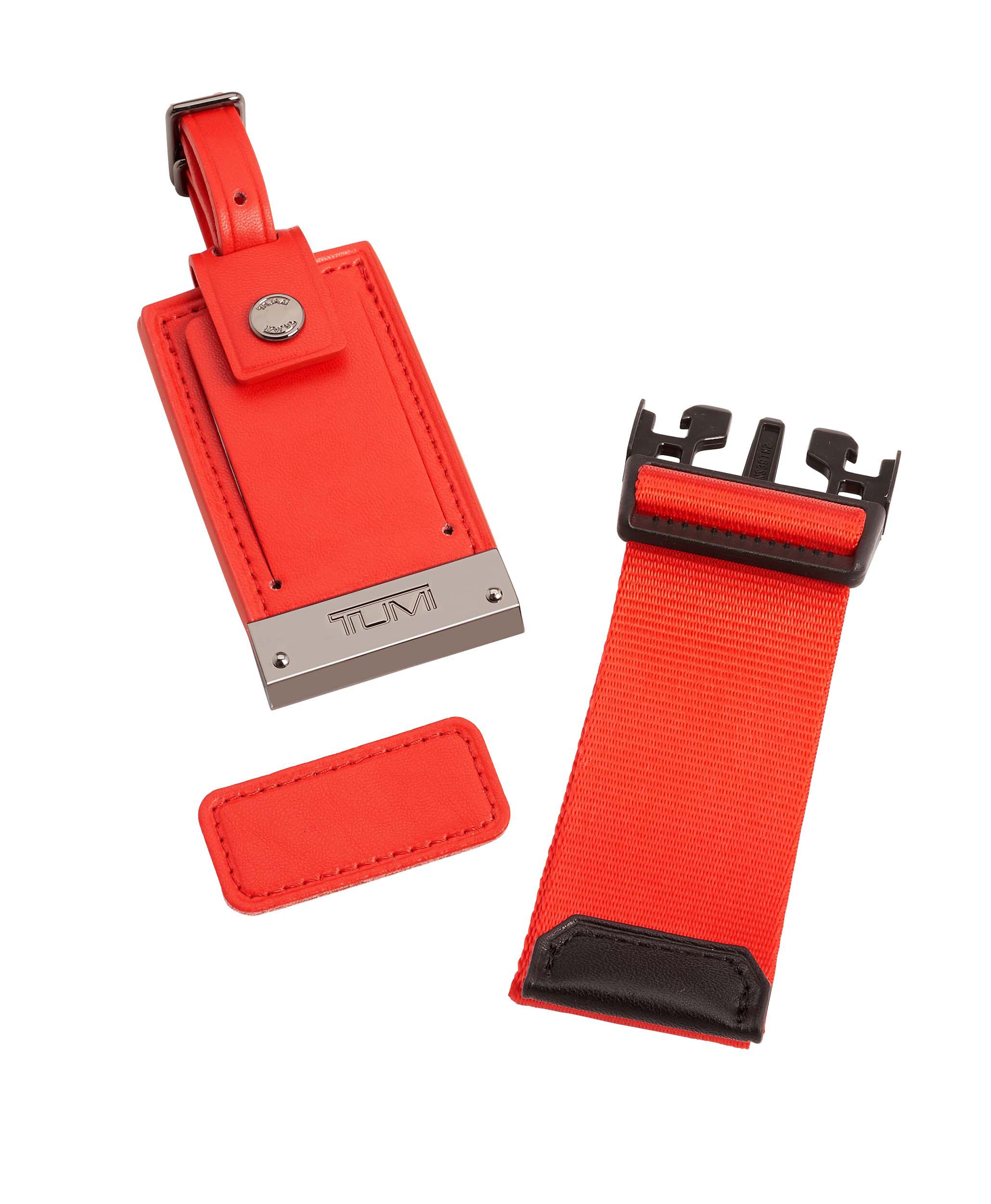 tumi red leather backpack