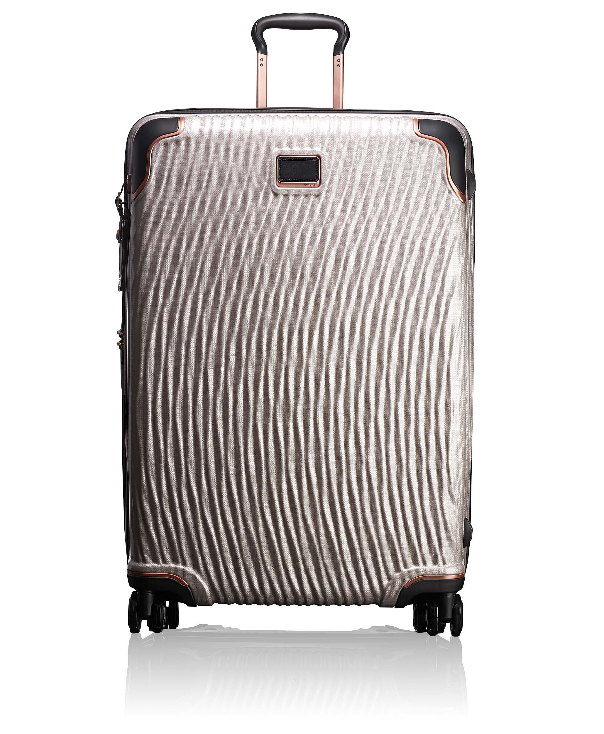 Tumi rose gold luggage clearance
