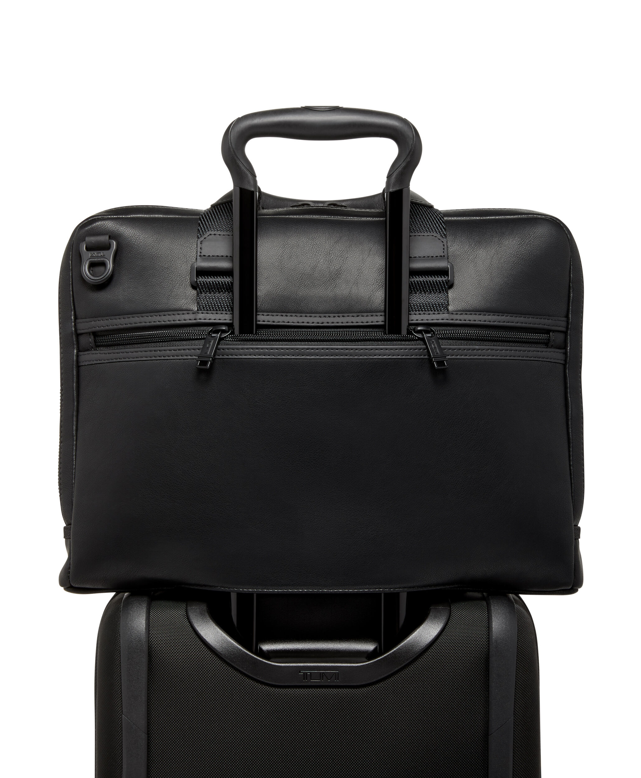 Tumi leather briefcase cheap
