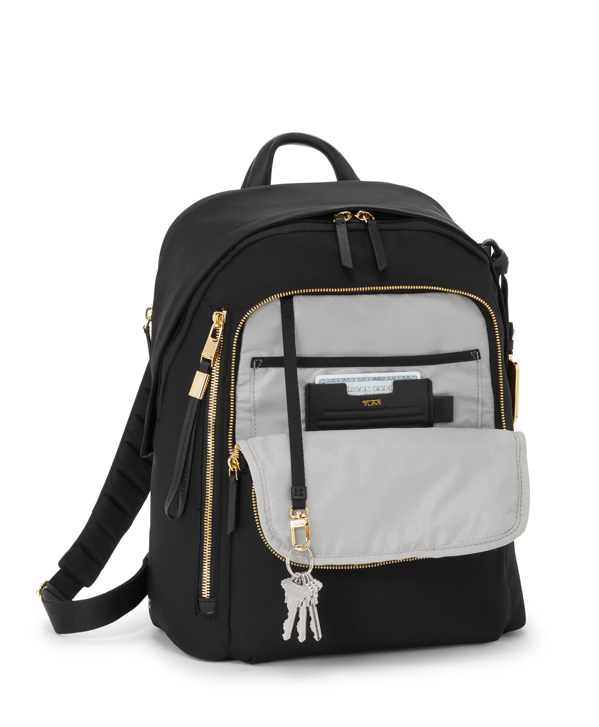 Voyageur Halsey Backpack Black | TUMI Spain