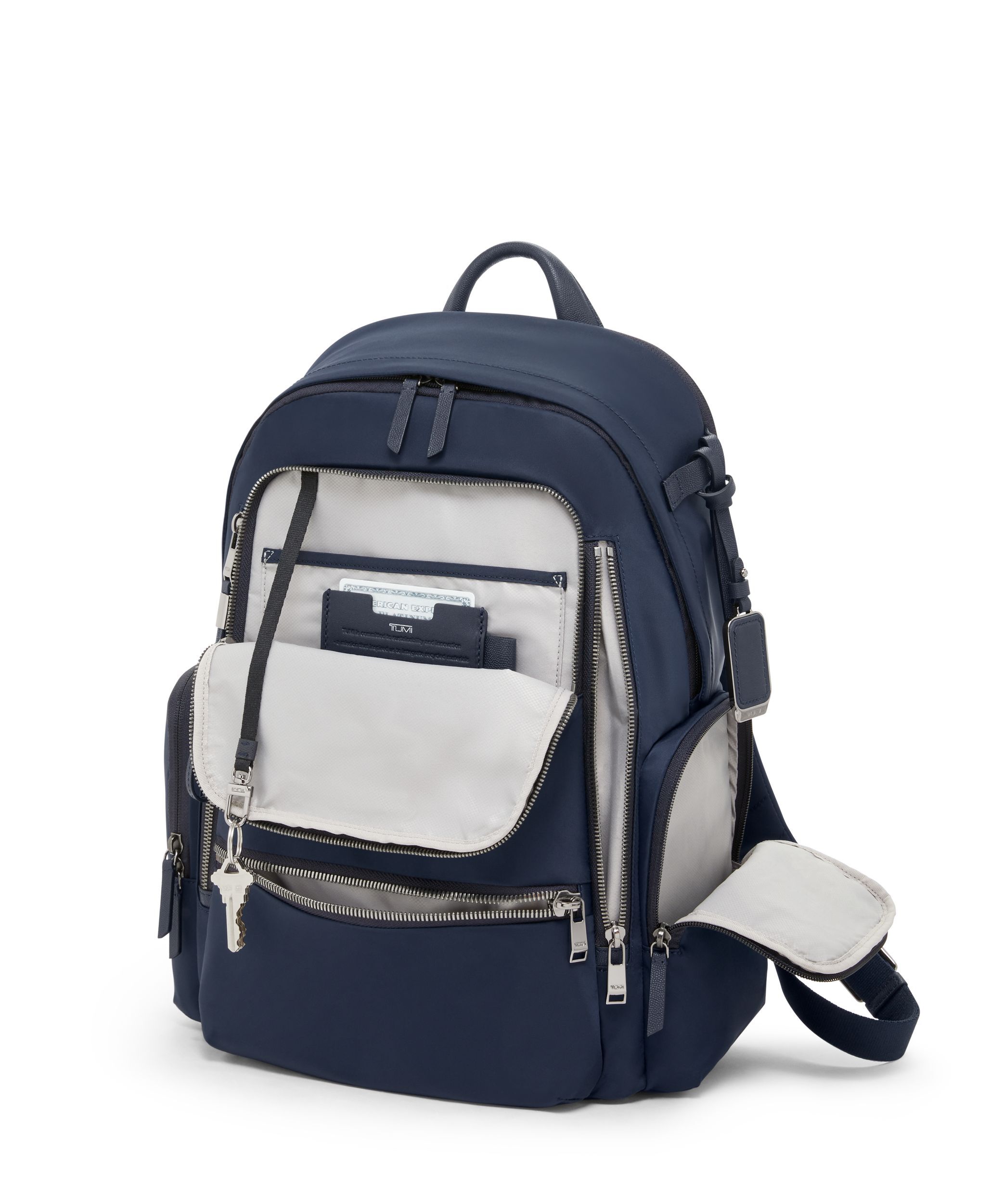 TUMI 折りたたみリュック カラー ネイビーブルー