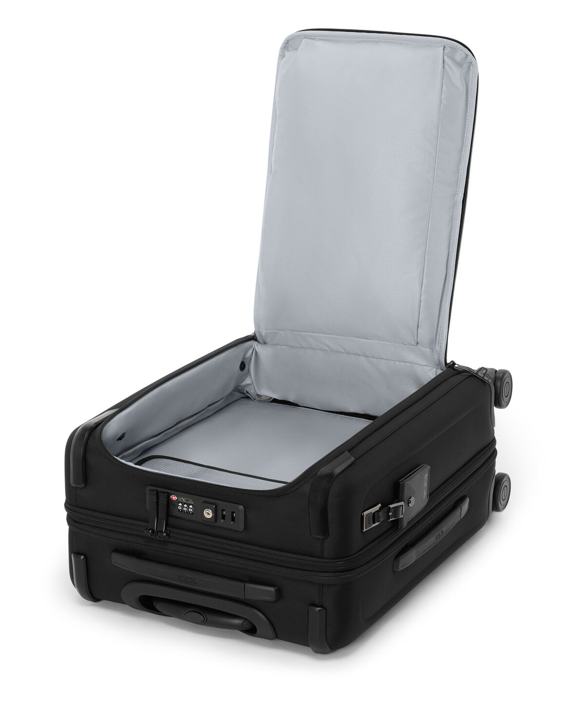 Alpha Maleta de cabina expandible grande con acceso doble