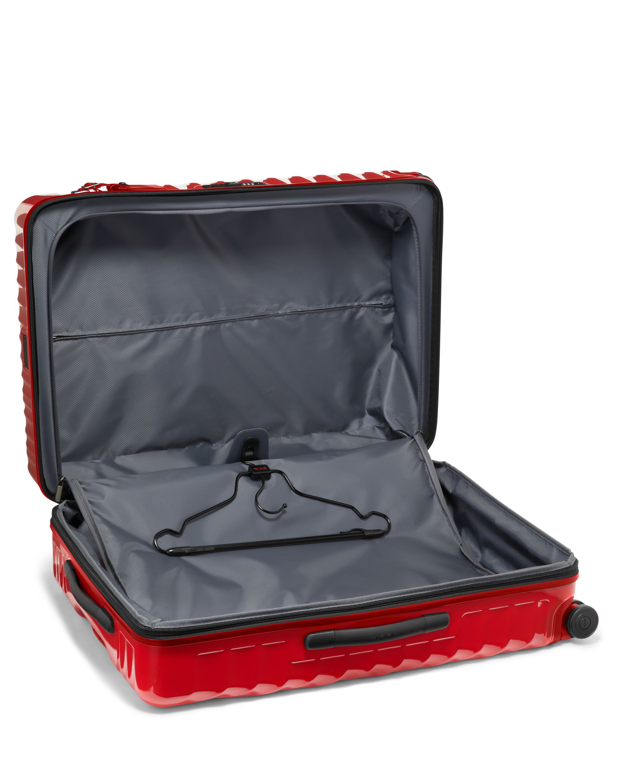 Tumi red luggage hot sale
