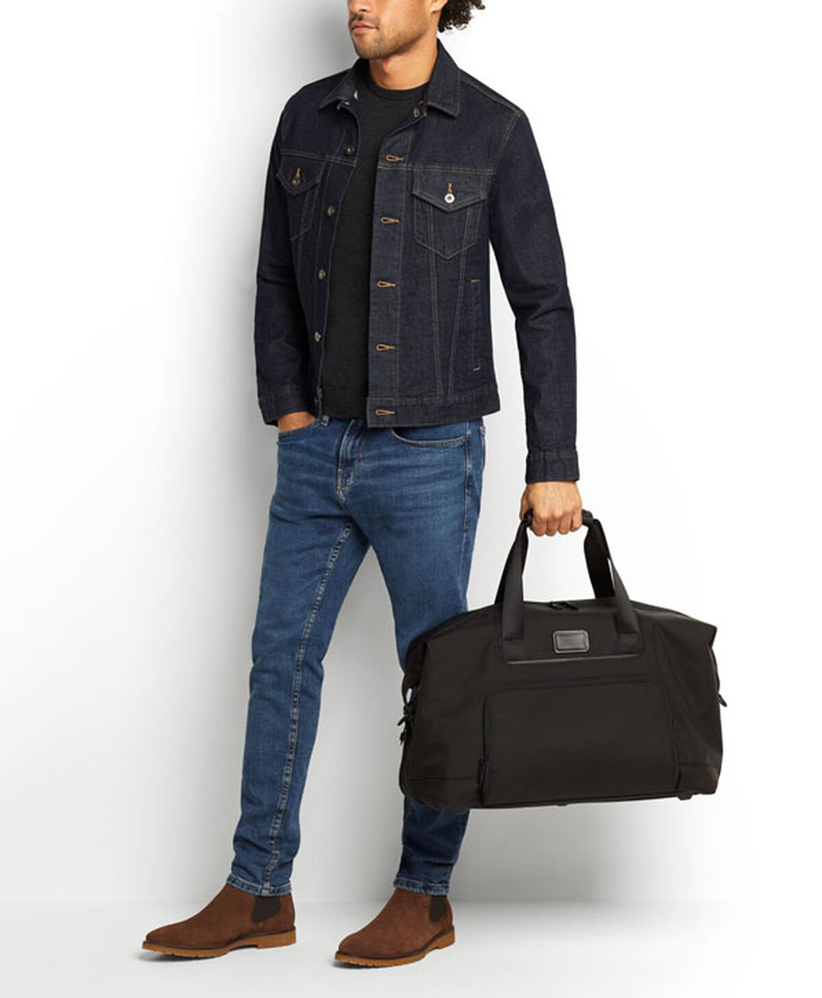 TUMI Bolso Satchel de Doble Expansión