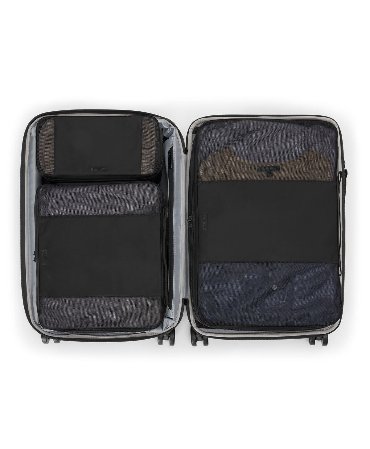 Alpha Maleta de cabina expandible con acceso doble