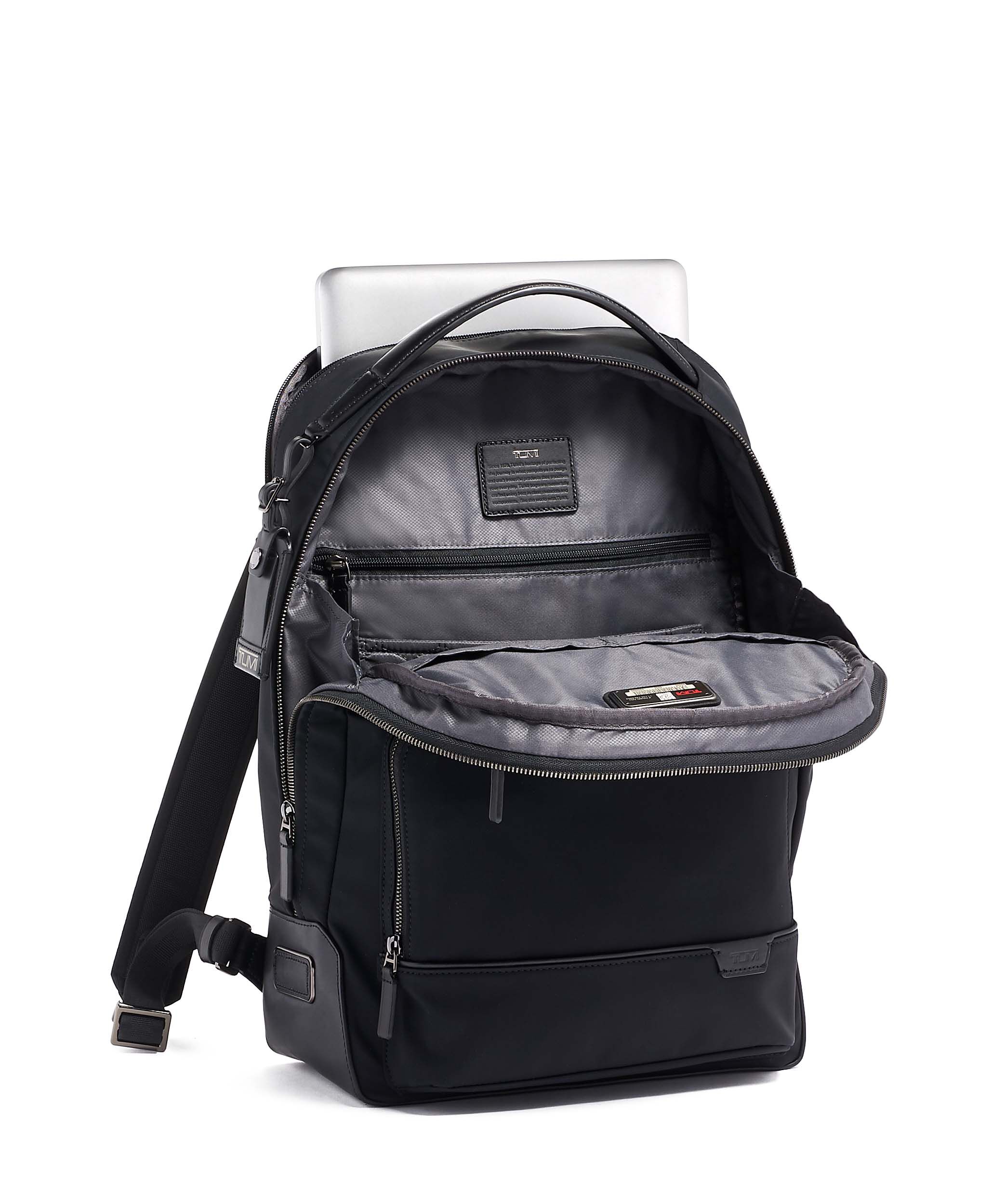 Tumi harrison backpack leather sale
