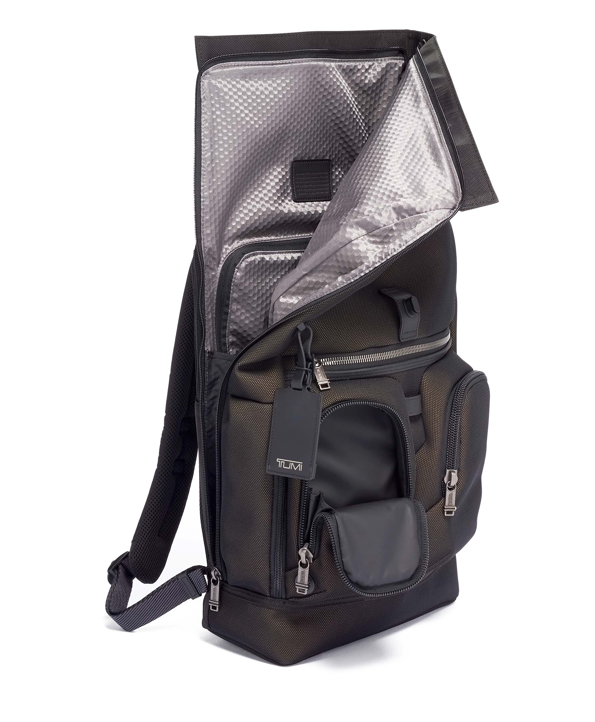 tumi alpha bravo reflective backpack