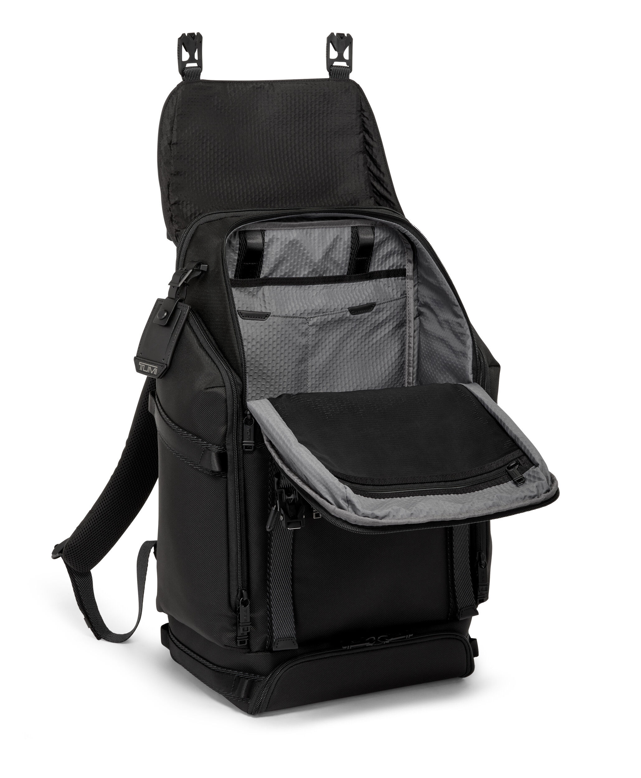 Alpha Bravo Expedition Flap Backpack Black | TUMI Spain
