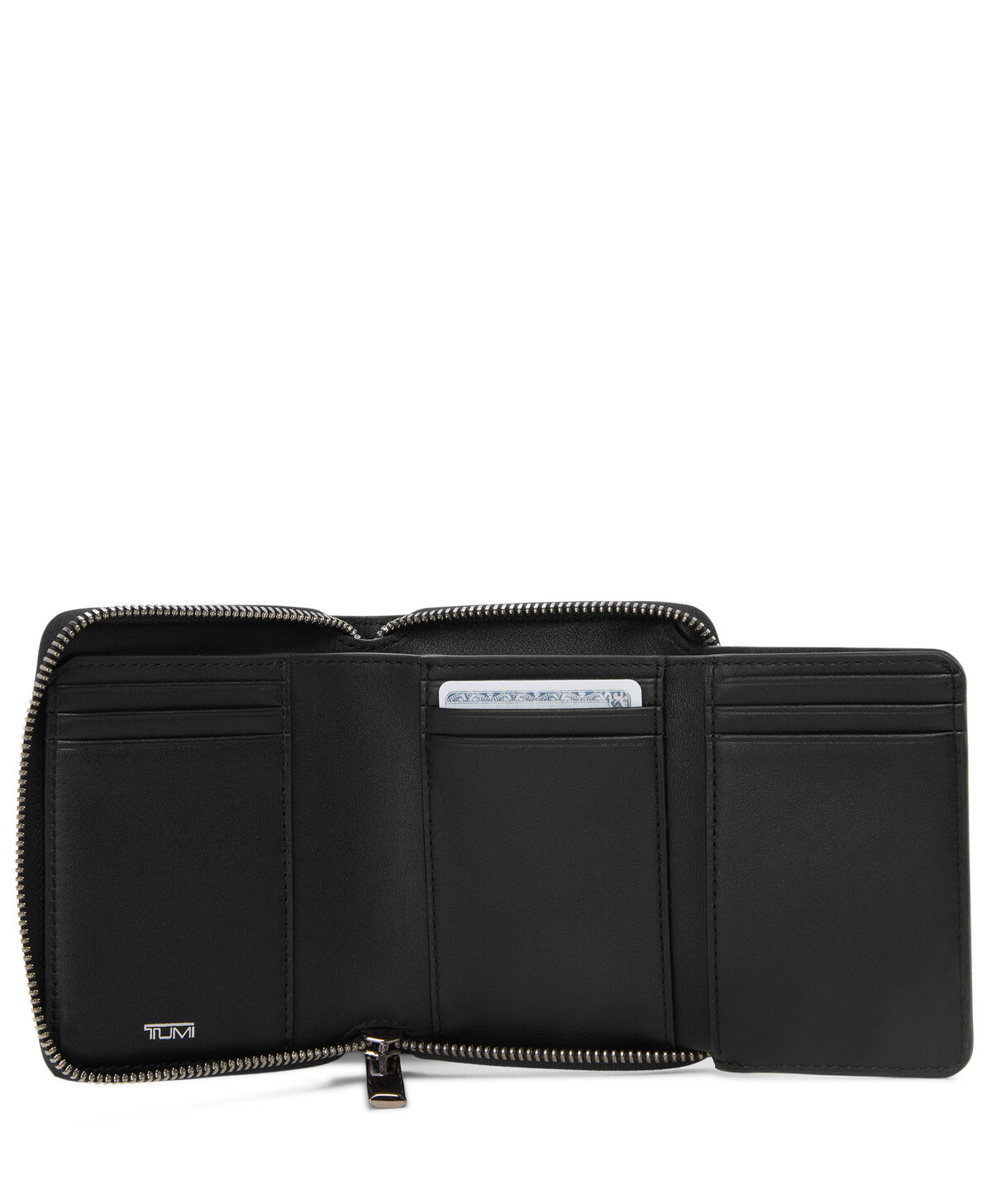 TUMI Cartera con cremallera completa Trifold