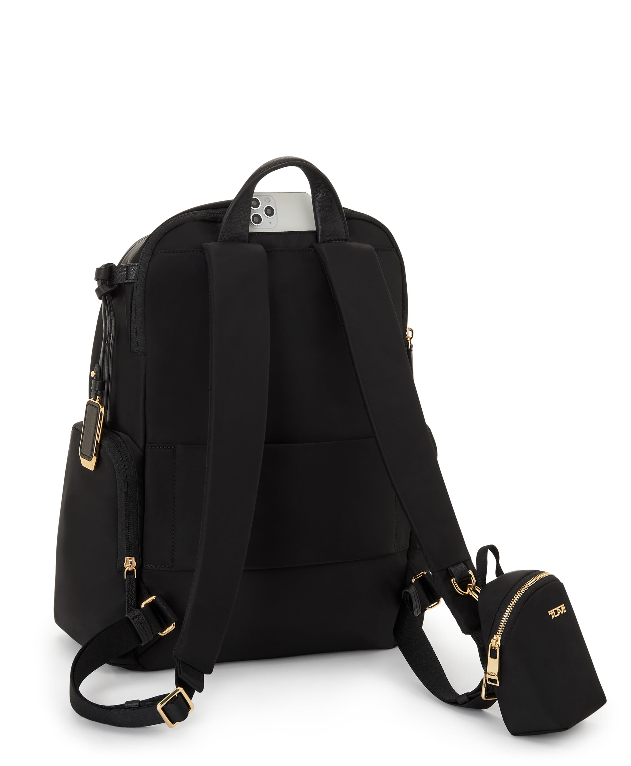TUMI ブラック リュック ゴールド金具 TUMI